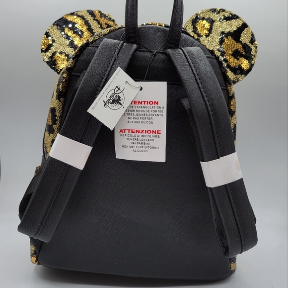 Loungefly Bags New Loungefly Disney Animal Kingdom Leopard Sequins